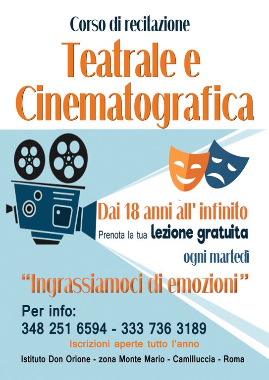 5339496  corsoCORSO DI TEATRO E CINEMA -